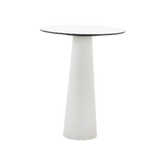 Container table high white round